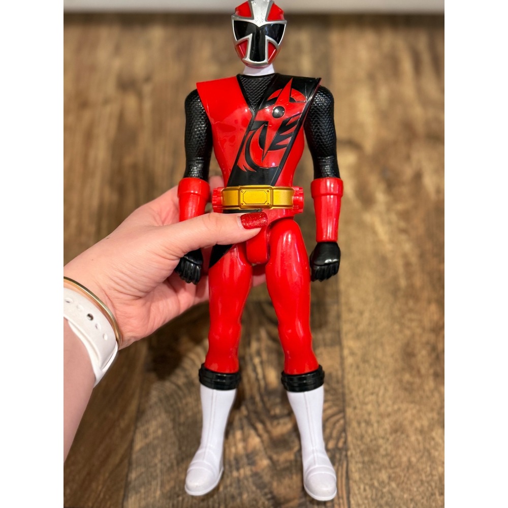 2016 Power Rangers Super Ninja Steel 12" Action Figure Toy Red Ranger Brody